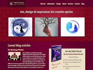 Web design and illustration portfolio of Nela Dunato