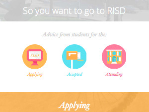 So you want to go to RISD