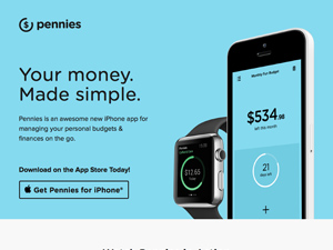 Pennies for iPhone - Personal Money