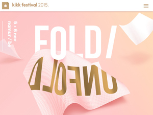 Kikk - Fold / Unfold - Homepage