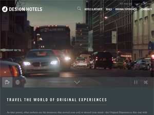 Original Experiences - a collaboration of Design Hotels™ and Starwood