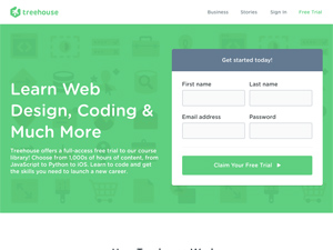 Start Learning at Treehouse for Free