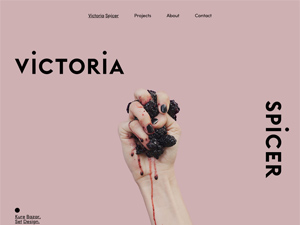Victoria Spicer — London based Set Designer